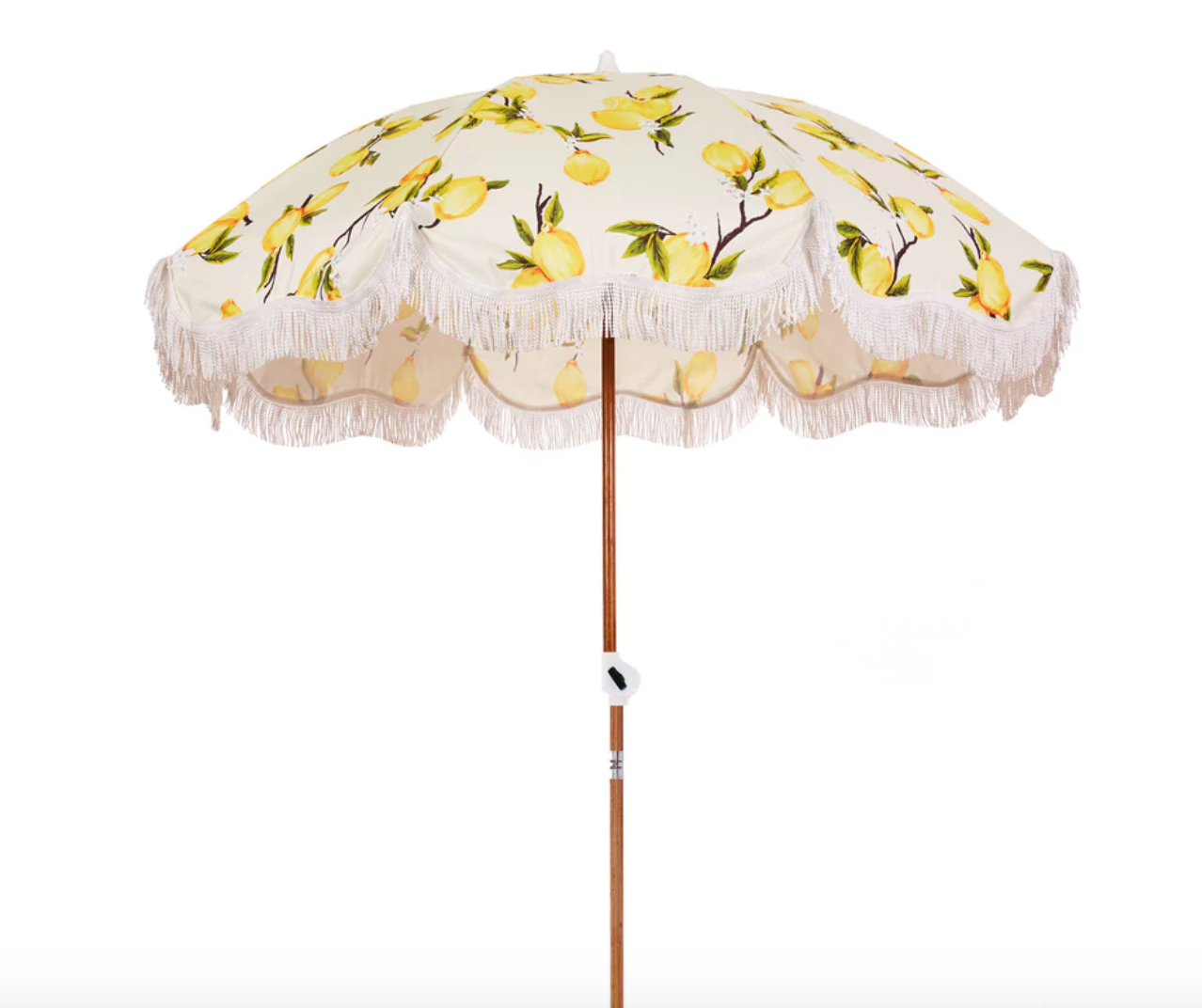 Sunset Shades: Beach Umbrella - Premium Style, Portable Size - White Background