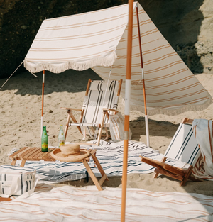 Premium White Beach Tent - Eco-Friendly Luxury- Center of beach