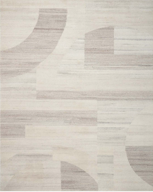 Stunning Contrast: Ivory/Plum Elodie Rug for Your Space