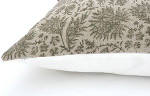 Handcrafted Sophistication: Block Printed Felicity Pillow Cover