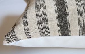 Add Texture and Style: Palmer Woven Stripe Pillow Cover