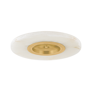 Alto Flush Mount | Sculptural Elegance with Natural Alabaster