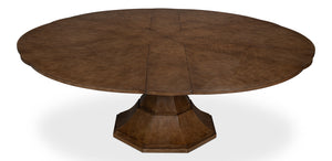 Gisele Jute Expanding Dining Table – Timeless Elegance &amp; Innovation