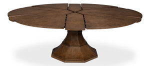 Gisele Jute Expanding Dining Table – Timeless Elegance &amp; Innovation