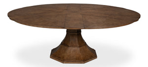 Gisele Jute Expanding Dining Table – Timeless Elegance &amp; Innovation