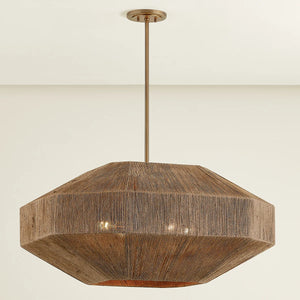 Laken Chandelier – Rustic Elegance with Modern Texture