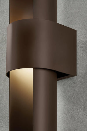 Ossian Outdoor Wall Sconce | Industrial-Modern Design with Ambient Glow