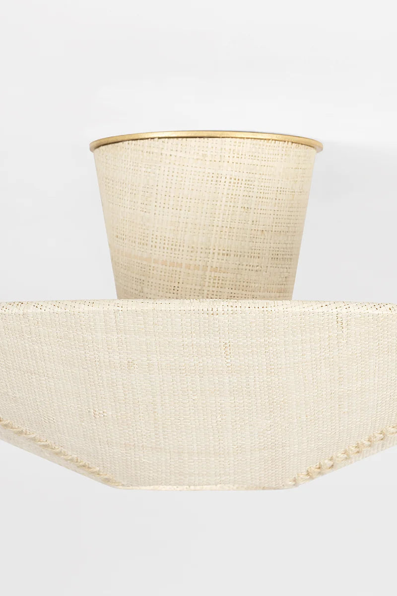 Salisbury Flush Mount | Natural Elegance with a Luxe Touch