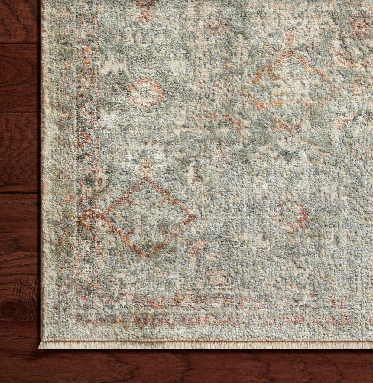 Sonnet Rug - Lagoon/Gold | Graceful Design with Subtle Radiance
