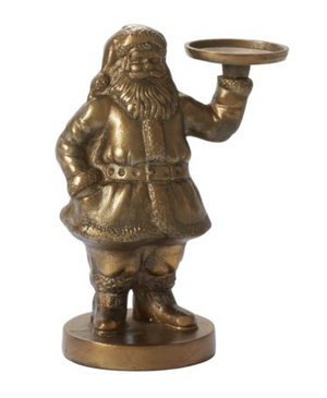 Brass Santa Figurine: Add Vintage Holiday Charm to Your Decor