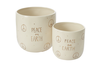 Add Serenity to Your Space with the Peace on Earth Pot