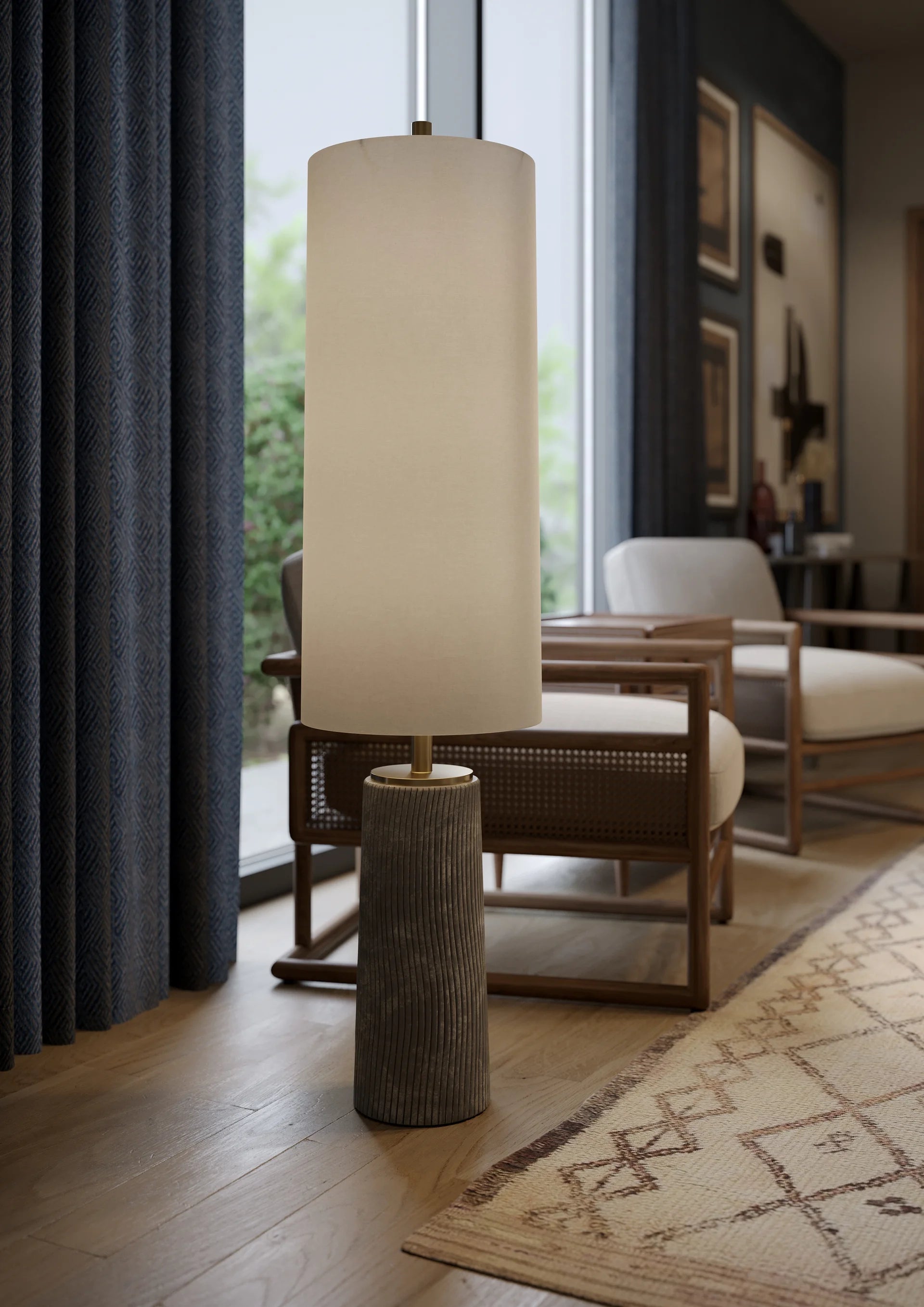 Thane Floor Lamp – A Zen-Inspired Lighting Statement