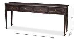 Dennis Console Table – A Statement of Artful Detailing