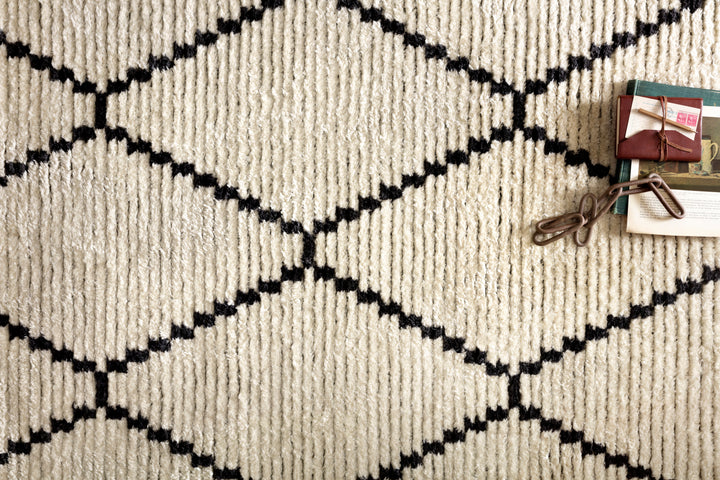 Alice IV Rug, Yellow and Black Combination, Original Image with Some Books