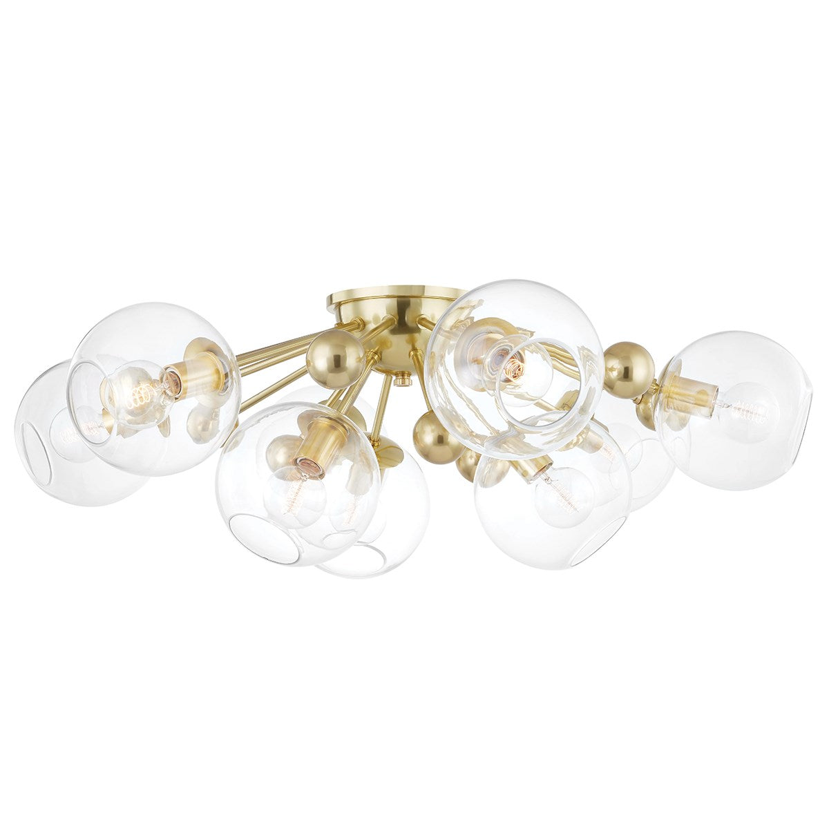Abbott: Sophisticated Semi-Flush Lighting