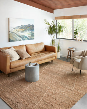 Bodhi Collection: Hand-Woven Jute Rugs for Timeless Elegance, Full Original Image with Sofa Set