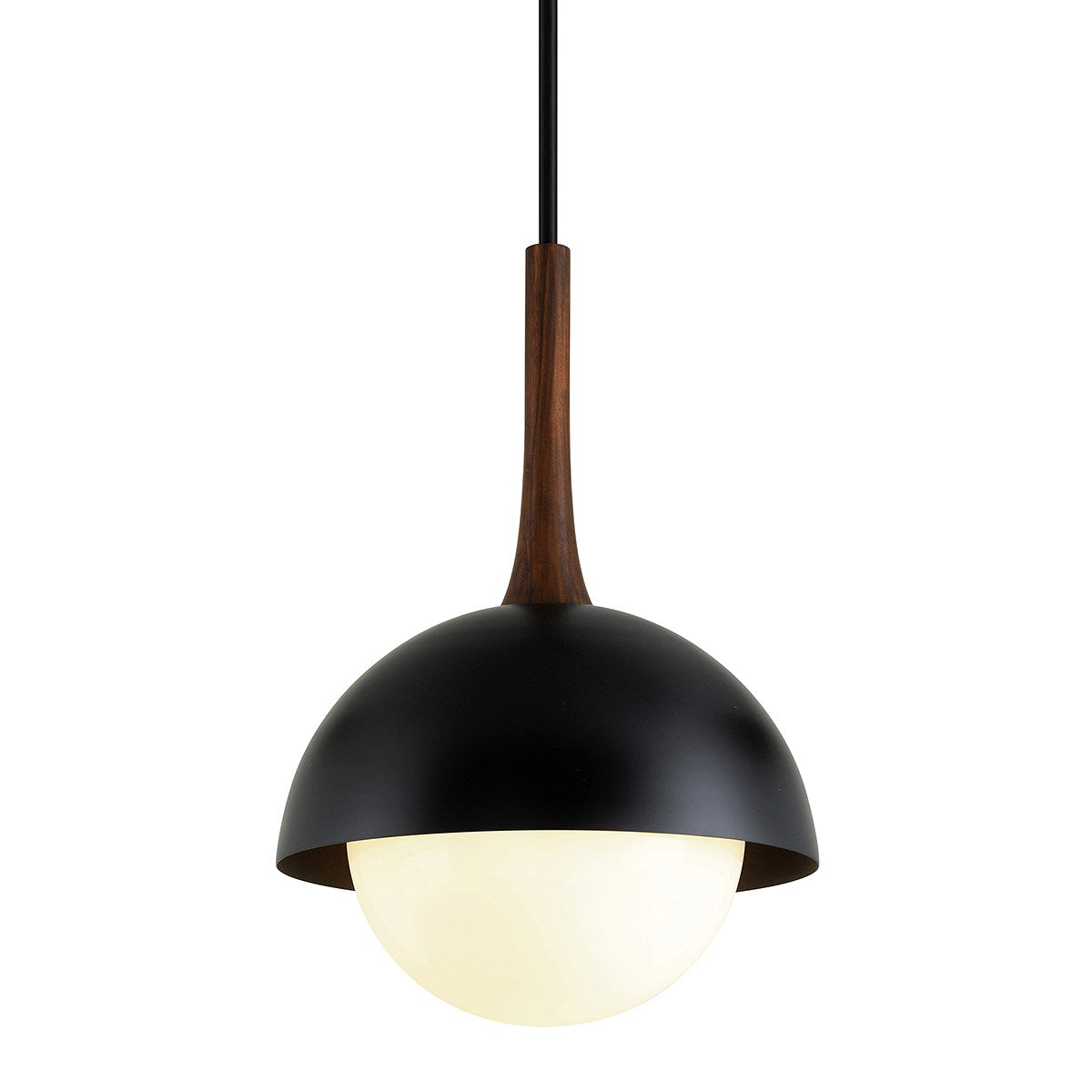 Cadet Pendant Light: A Modern Fusion of Natural Wood and Sleek Metal