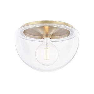 Grace Flush Mount: Timeless Elegance in Glass and Metal