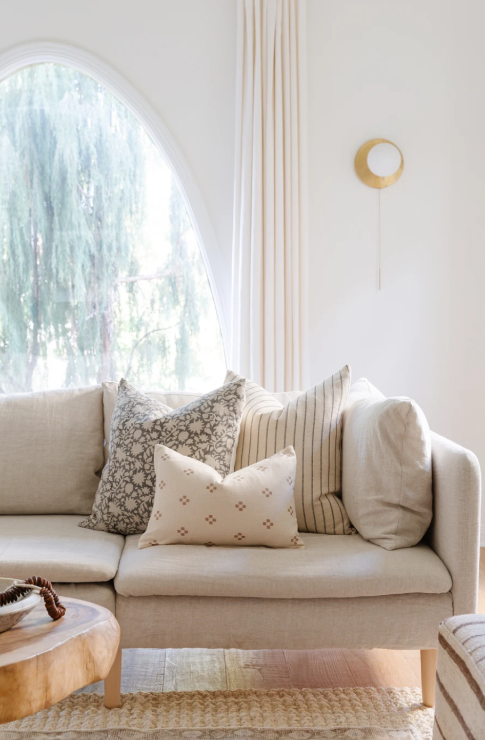 Classic Contrast: Embrace the Charm of Charles Black Stripe on Cream