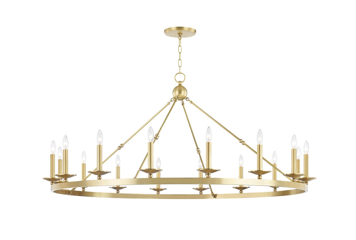 Allendale II Chandelier: Rustic Elegance Redefined