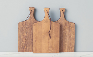 Chic and Functional: Set of 3 Natural Mini Charcuterie Boards