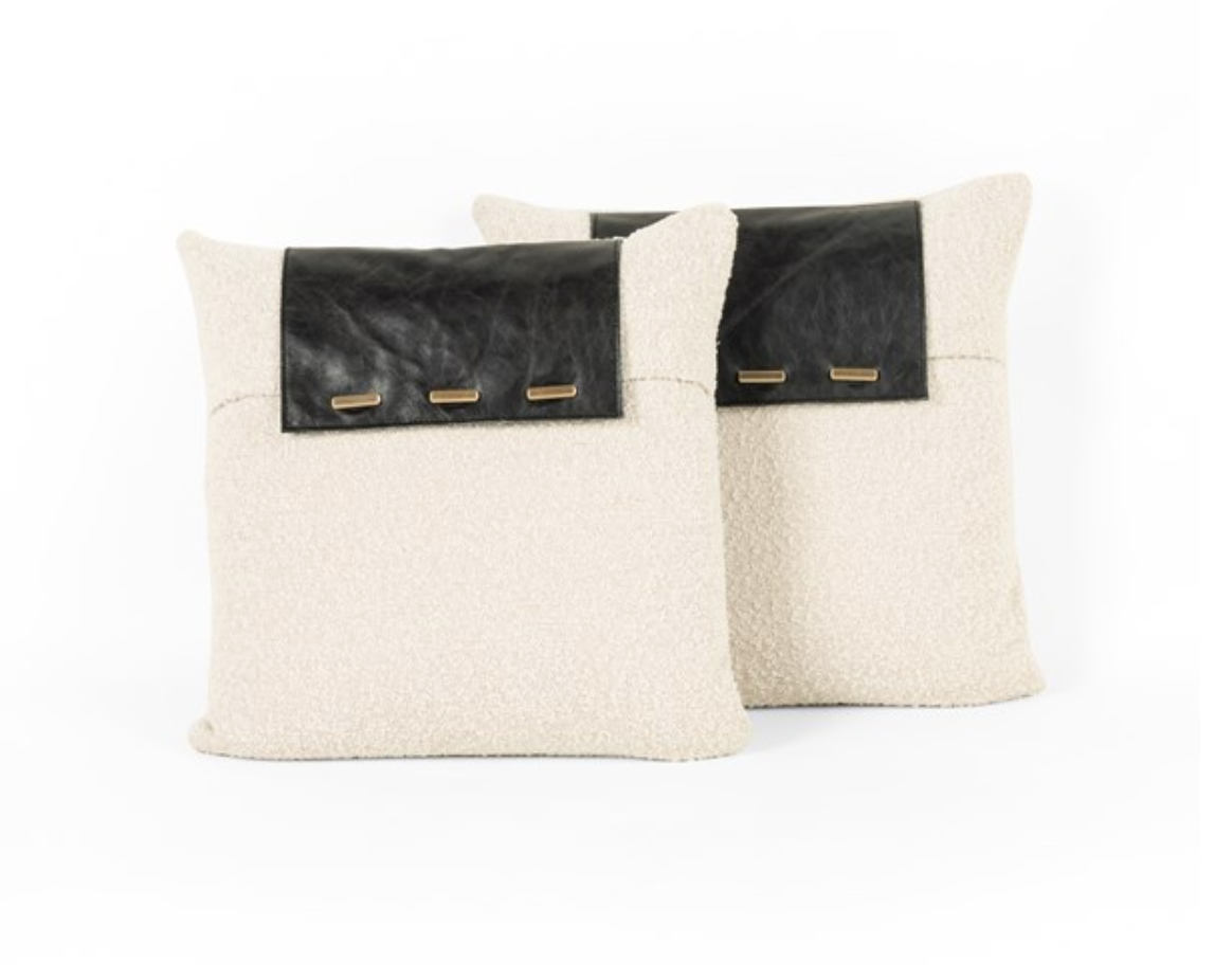 Simon Pillow (Set of 2) – Modern Elegance with Material-Driven Design