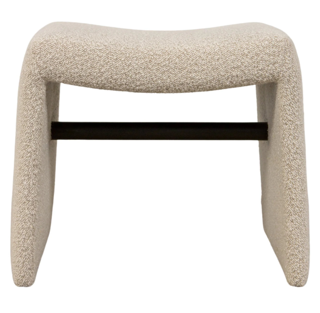 Blake Stool: Handcrafted Elegance for Timeless Living Spaces, White Variant