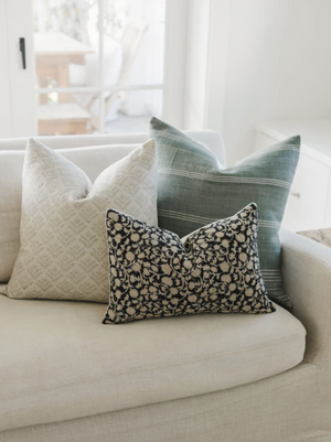 Organic Inspiration: Sage Green Fern Pillow Cover for a Serene Space