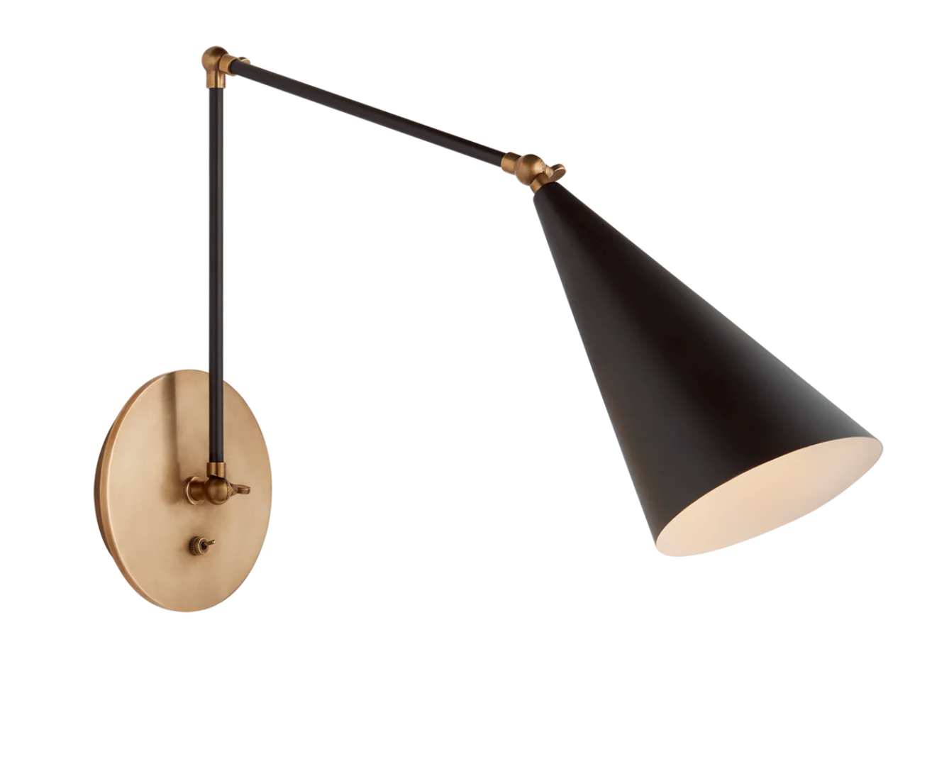 Clemente Double Arm Library Sconce