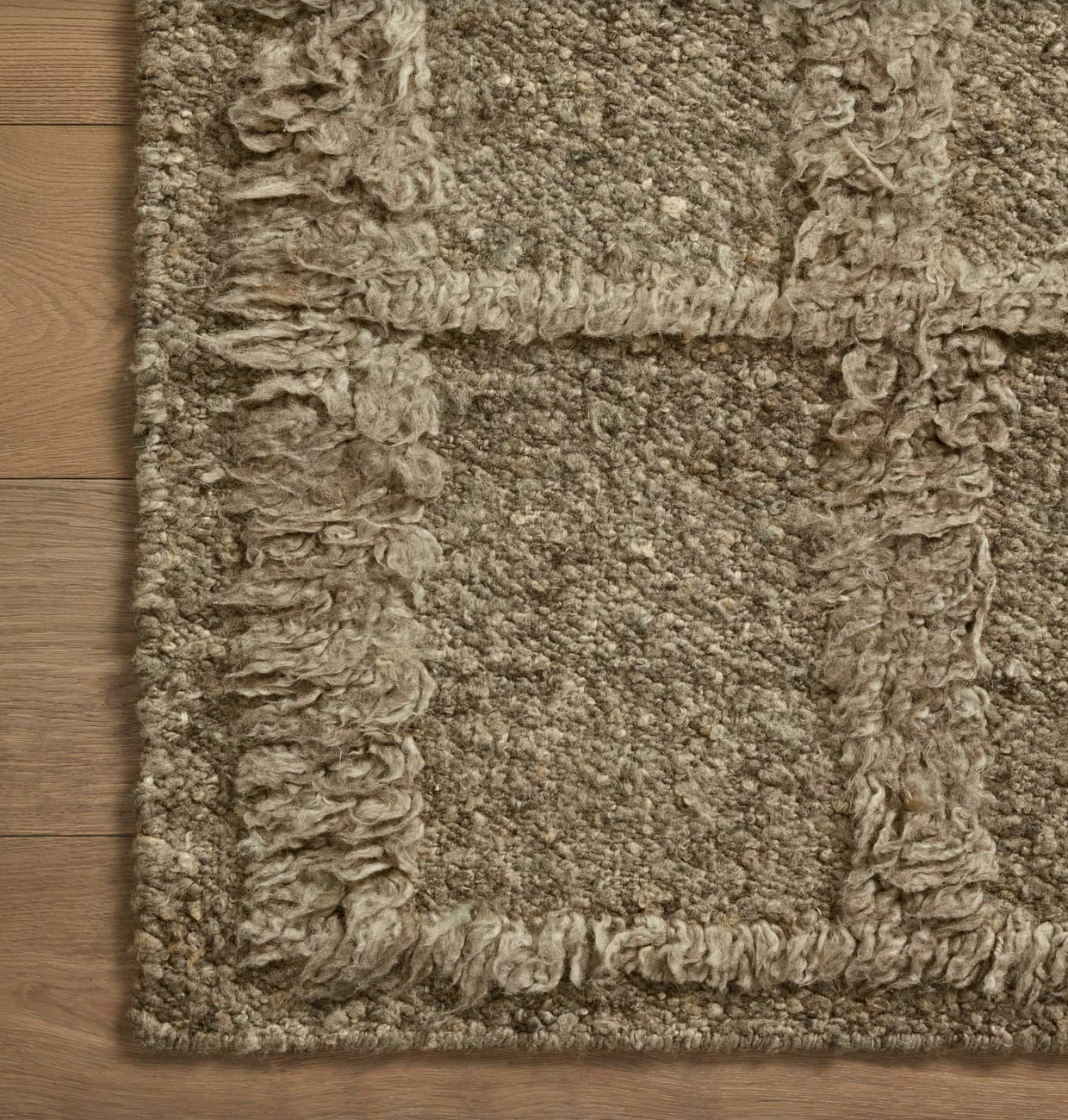 Caison- Sage: Infuse Serenity with Hand-Woven Wool and Cotton Elegance