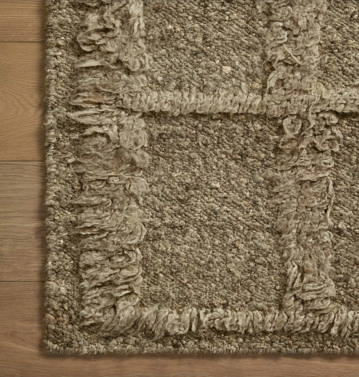 Caison- Sage: Infuse Serenity with Hand-Woven Wool and Cotton Elegance